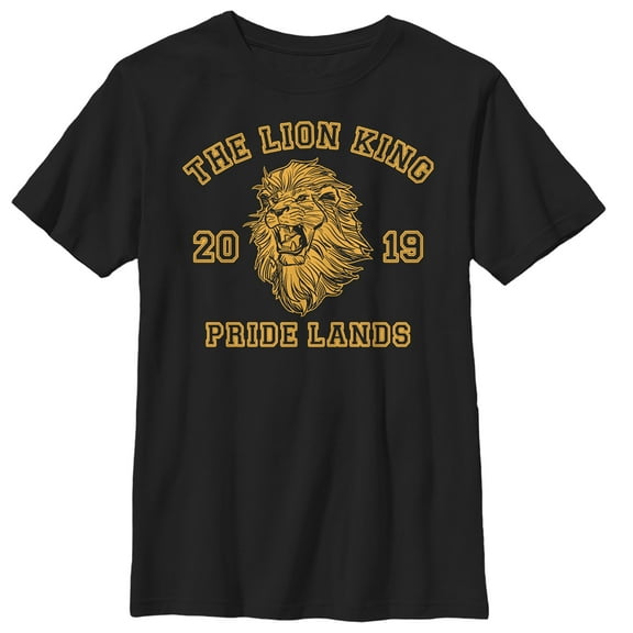 Boy's Lion King King's Mane 2019  Graphic Tee Black Medium