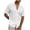 White, variant on Mens Short Sleeve Button Down Shirts Casual Hollow Out Summer Beach Shirt