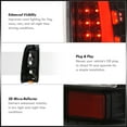thumbnail image 6 of AJP Distributors Black Housing Clear Lens Red Tube LED Bar Tail Lights Brake Stop Signal Lamps Compatible/Replacement For Chevrolet Chevy Silverado / GMC Sierra 1999 2000 2001 2002 2003 2004 2005 2006, 6 of 10