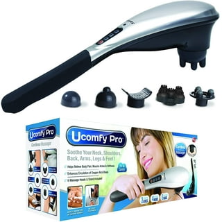 Back Massager Handheld Cordless,VALGELUIK Deep Tissue Massage Gifts for  Women/Men/Mom/Dad,Electric Percussion Massager for Neck,Back,Shoulder,Foot,Leg,Body  Muscles Pain Relief Dark Gray