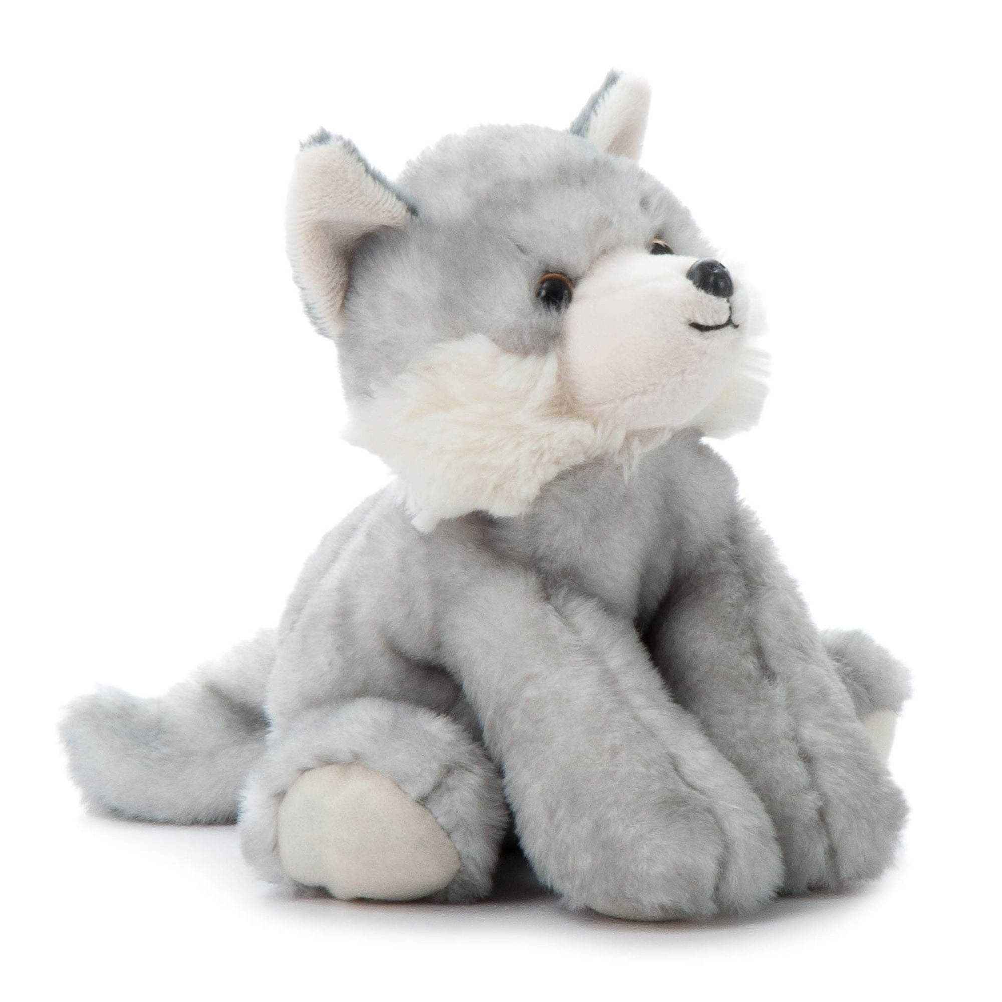 Grey wolf plush hotsell