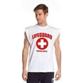 thumbnail image 2 of LIFEGUARD Guys White Printed Mens Sleeveless Tank (Small), 2 of 2