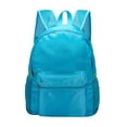 thumbnail image 1 of EeaseCA Outdoor Diamond Grid Pattern Backpack Travel Foldable Packsack Portable School Bag for Camping Hiking Picnic(Blue), 1 of 7