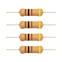 E5-Electronics Carbon Film Resistors 100 Ohm 1/2 Watt 20 Count