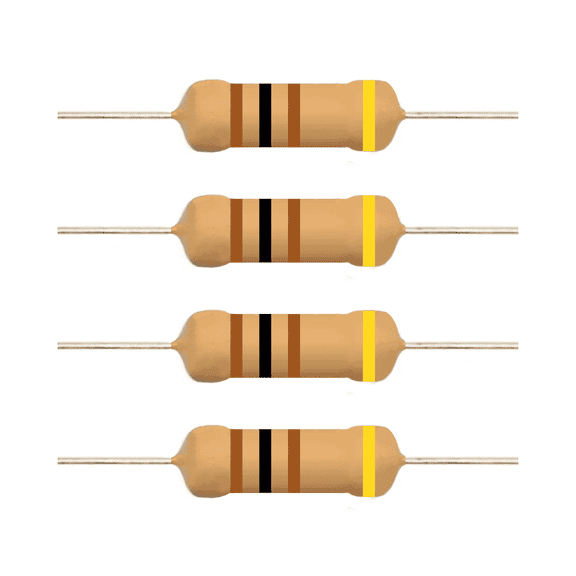 E5-Electronics Carbon Film Resistors 100 Ohm 1/2 Watt 20 Count