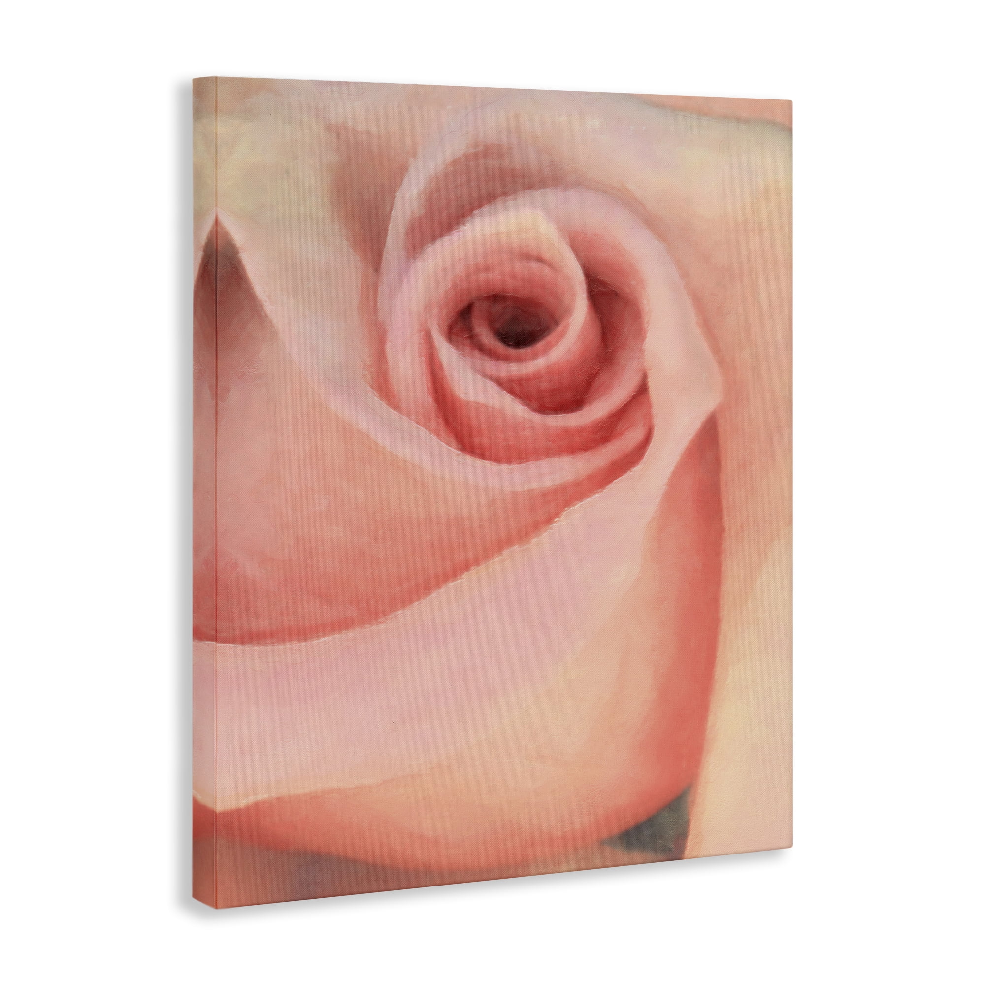 Stupell Industries Spiral Rose Anther Botanical & Floral Painting Gallery Wrapped Canvas Art Print Wall Art, 36 x 48
