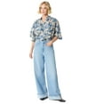 thumbnail image 5 of Jessica Simpson Women's and Women's Plus Rowen Button Front Shirt, Sizes XS-5X, 5 of 5