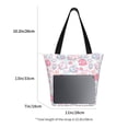 thumbnail image 3 of Pofeuu Cute Sheep Print Women Fashion Shoulder Handbags Top Handle Satchel Bags Tote Shoulder Shopping Bag Stylish Canvas Tote Bag, 3 of 6