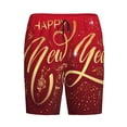 thumbnail image 6 of Daiia Happy New Year2 Mens Woven Stretch Pajama Short,Short Pajama Pants-XX-Large, 6 of 7