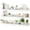 White, variant on 48 Inch Picture Ledge Shelf with Lip,White Floating Shelves for Wall Set of 3,Long Wall Shelves in Varying Depths for Living Room,Bedroom,Nursery,Bookshelf