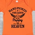 thumbnail image 4 of Inktastic Handpicked for Earth by My Pappy in Heaven with Angel Wings Boys or Girls Baby Bodysuit, 4 of 5