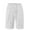 White, variant on Mlzmgr Mens Shorts Knit Elastic Waisted 11 Inch Inseam Shorts Causal Daily Wear Shorts Solid Color S-3XL