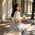 thumbnail image 6 of Speckle Print Canvas Tote Bag, Oversized One Shoulder Handbag with Large Storage Space for Books Groceries and Personal Belongings, Reusable Daily Carry Bag for Commuting Shopping Travel, 6 of 6