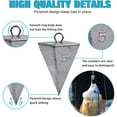 Pyramid Sinkers Fishing Weights, Fishing Sinker for Saltwater Fishing
