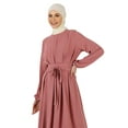 thumbnail image 3 of Dusty Rose - Crew neck - Unlined - Modest Dress - Refka, 3 of 5