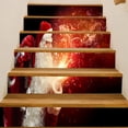 thumbnail image 2 of RV Pegatinas para escaleras 3D Autoadhesivas Elevadores de escaleras de PVC Pegatinas para escaleras extraíbles Pegatinas para festivales Papel tapiz Decoración para fiestas en el hogar 39.3 pulgadas x 7.08 pulgadas x 6 piezas Novedad Papá Noel brillar Electrónica, 2 of 5