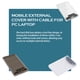 thumbnail image 5 of Injueey Carcasa de disco duro profesional SATA a USB 3,0, carcasa de disco duro, carcasa externa móvil HDD/SSD con Cable, PC y portátil Estaciones de acoplamiento para portátiles Caja rojiza, 5 of 6
