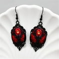 thumbnail image 3 of Gothic Mystery Witch Cameo Earrings,Vintage Crystal Glass Witch Dangle Earring Punk Style Mystery Earrings Goth Victorian Earring Halloween Jewelry for Women, 3 of 4