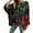 Dark Green, variant on Women's Christmas Print Knitted Sweater Cardigan with Snowflake Pattern Fashion Long Sleeve Open Front Top for Holiday Season,Red,L