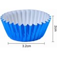 thumbnail image 2 of 600 Pieces 1.25 Inch Mini Foil Metallic Cupcake Liners Muffin Paper Cases Baking Cups, 6 colors, 2 of 4