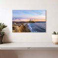 thumbnail image 2 of Elephant Stock Long Island Cliffs Wall Art - Horizontal Canvas Wall Art - Living Room Wall Decor - Beach Canvas - Blue And Pink Decor - 12" x 8", 2 of 5