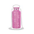 thumbnail image 1 of Termo de diamantes de 350 ml con cadena, termo con cristales de imitación, botella de agua con purpurina, regalo para niña y mujer (rosa), 1 of 7