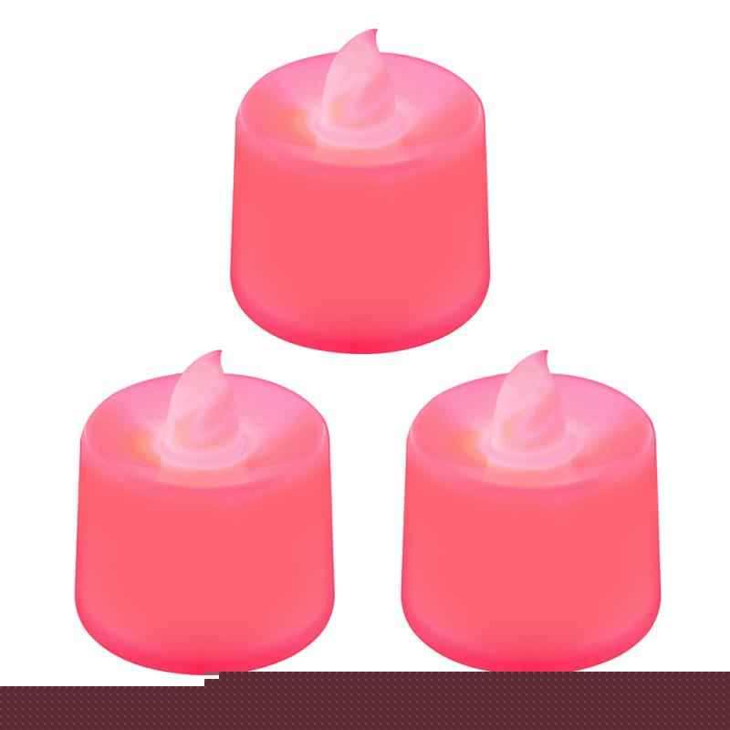 thumbnail image 1 of Flameless LED Candle Light Battery Powered Candles Tea Lights Lamp Wedding Birthday Party Decorations Romantic Lights FJH, 1 of 7