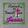 thumbnail image 3 of Wild Bobby, Raised On Sweet Tea & Jesus, Inspirational Christian, Men Premium Tri Blend Tee, Premium Heather, X-Large, 3 of 5