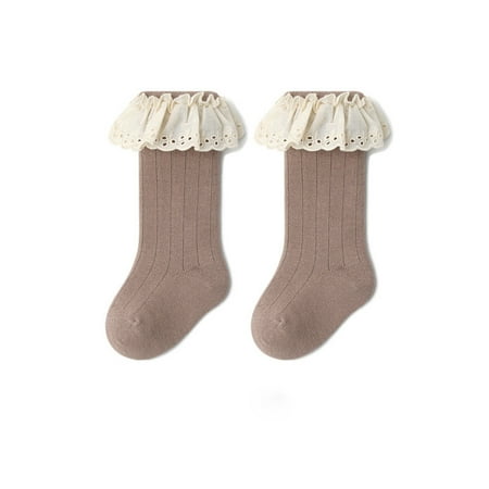 

TOWED22 Newborn Infant Baby Boy Girls Toddlers Indoor Solid Slipper Shoes Antislip Socks Booties First Girls Socks Size 5 Khaki