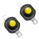 thumbnail image 4 of Paquete de 40 interruptores de botón de autobloqueo, mini interruptor de linterna, amarillo (20 pines planos con orificio + 20 pines doblados con orificio) Kuyhfg Sin marca, 4 of 5