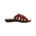 thumbnail image 3 of Easy Street Womens Sheri Faux Leather Slip On Wedge Sandals, 3 of 3