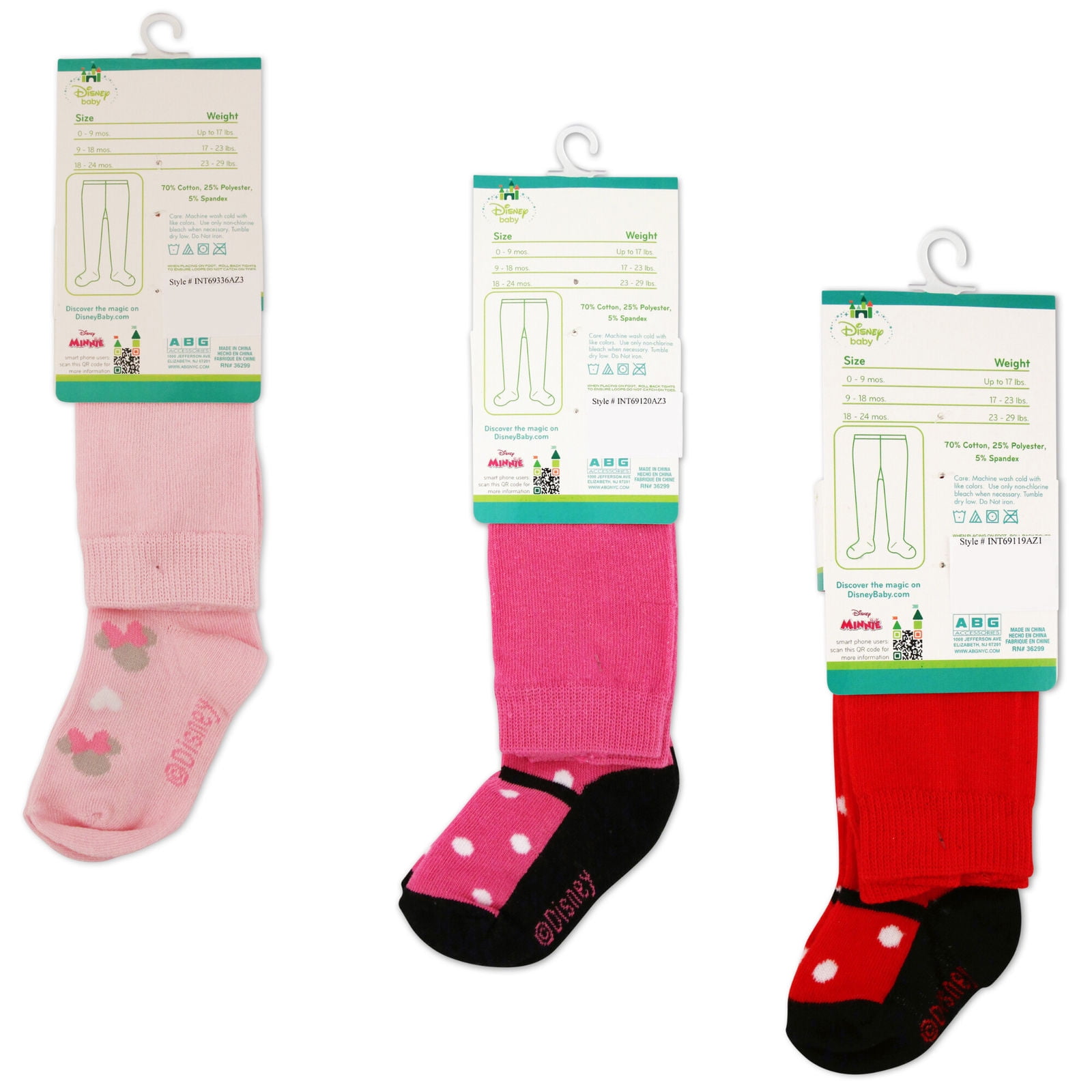 minnie mouse tights baby