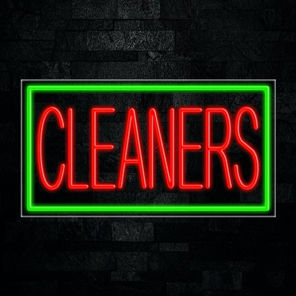 Cleaners-LED Neon Sign 33"L x 18"H #31061