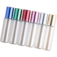 thumbnail image 6 of LEORX Portable Glass Roller Bottles for Essential Oils and Cosmetics Assorted Color 12pcs Travel Size Eco, 6 of 8