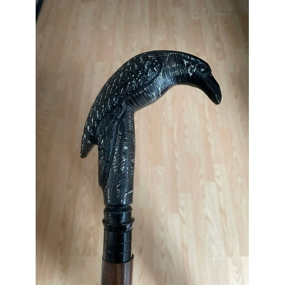 Premium Walking Stick Beautiful Antique Plated Solid Brass Perot Handle Walking Canes & Crutches Buffed Polished Cane for Men & Women