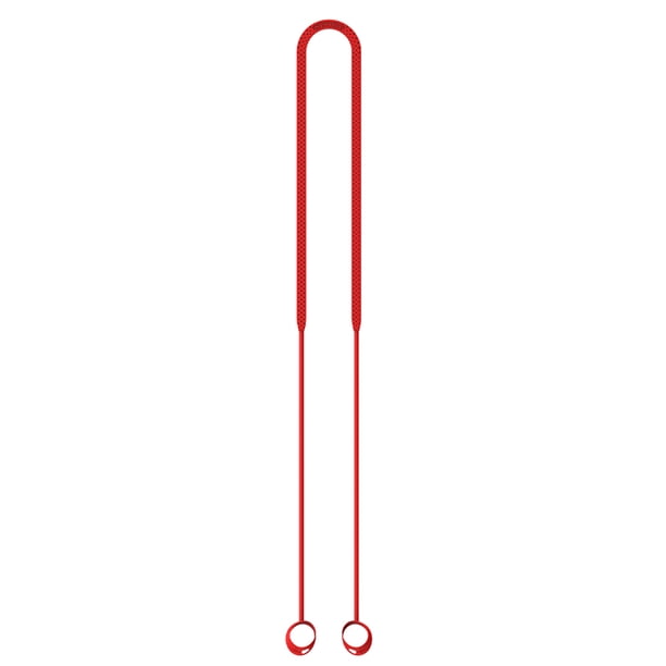 FLhrweasw Cuerda para El Cuello Con Correa Antipérdida Silicona para Galaxy Buds Pro (rojo)