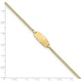 thumbnail image 2 of 14K Yellow Gold bracelet ID Curb 7 in 8.5 mm 2.5 Oval Semi-Solid, 2 of 2