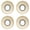 Clear*4, variant on Hard Hat Visor,Hard Hat Sun Shade,Outdoor Sun Hat Accessories,Fits Standard Hard Hats,Full Brim Sun Shade Cover For Safety Helmet Construction Worker UV Protection Accessory Outdoor Work Gear 17.72In