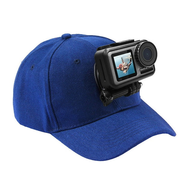 Seitruly Gorra de béisbol + soporte de cámara para cámara Pocket ONE Accesorios de cámara y óptica azul