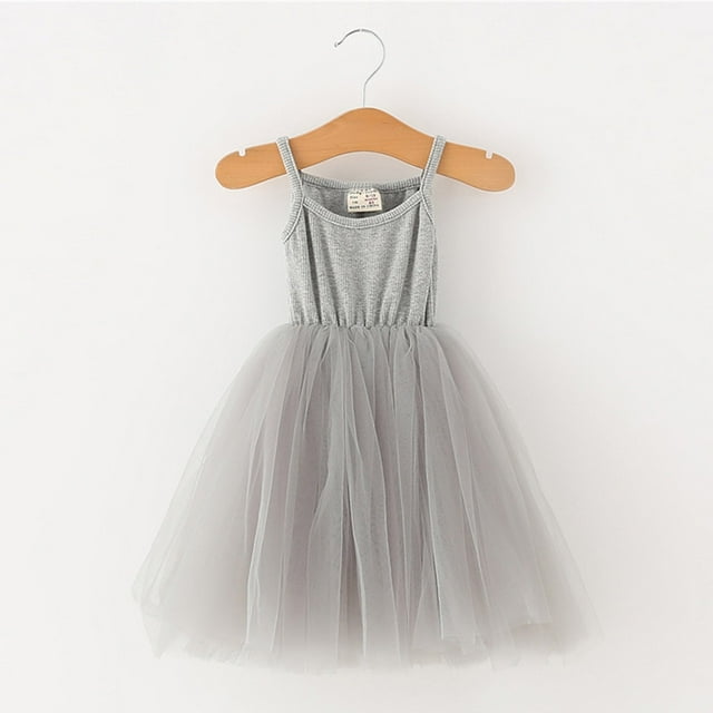 Landzoo One Robe Tutu pour Bébé Fille Robe Tutu Tout-Petit Robes pour Nourrisson Fille Robe Princesse Sans Manches Respirante Mignonne Décontractée Robe Fille