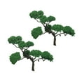 thumbnail image 2 of lionlar 2 Pcs Mini Modèles Arbres Miniatures Bricolage pour Fabrication de Station Modèle 12cm, 2 of 9