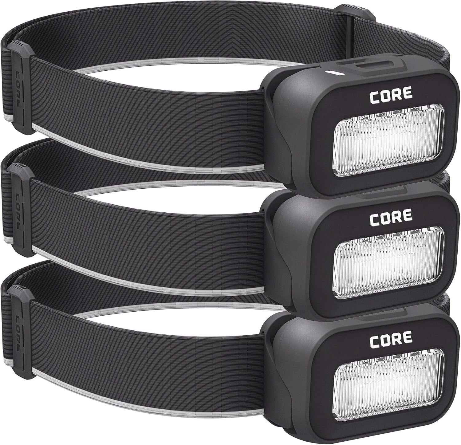 CORE 500 Lumen 3AAA Headlamp, 3 Pack, Hands Free Lighting