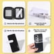 thumbnail image 4 of Ganfancp Teléfono Móvil Tecnología de Disparo Clip Cielo Reflexión Clip Teléfono Móvil Universal Pequeño Viaje Viaje Ofertas Flash Clip Reflectante*1+Espejo*1+Bolsa de Transporte*1, 4 of 7
