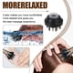 thumbnail image 4 of Vogacara Cepillo de masaje para el cuero cabelludo que nutre el cabello para obtener resultados óptimos, aplicador de raíz de cabello para Ayudas para vestirse con gancho de botón negro, 4 of 6