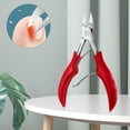 thumbnail image 4 of Olecranon Toe Nail Clippers Mango antideslizante Elegante traje de ranura para uñas para gruesos rojo jinwen Cortaúñas Olécranon, 4 of 7