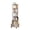 White_68.11"H, variant on GZXS 360° Rotating Bookshelf with Lockable Wheels & Bottom Compartment, 55.91" Tall Revolving Bookcase, Space-Saving Design for Bedroom, Living Room, Study or Compact Area, White