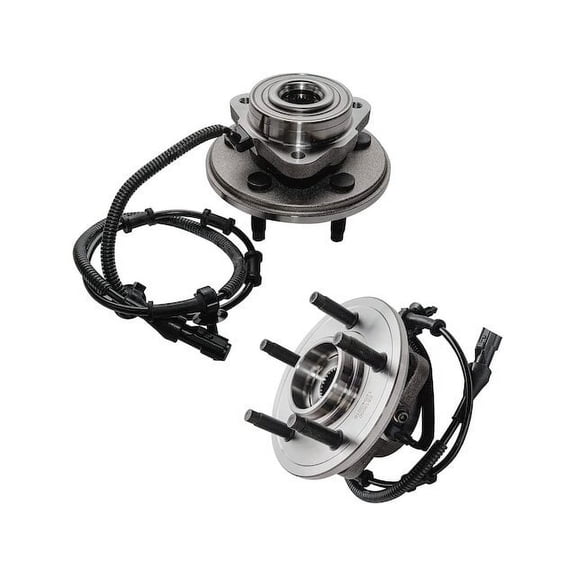 Front Wheel Hub Assembly Set - Compatible with 2002 - 2005 Ford Explorer 4-Door 2003 2004