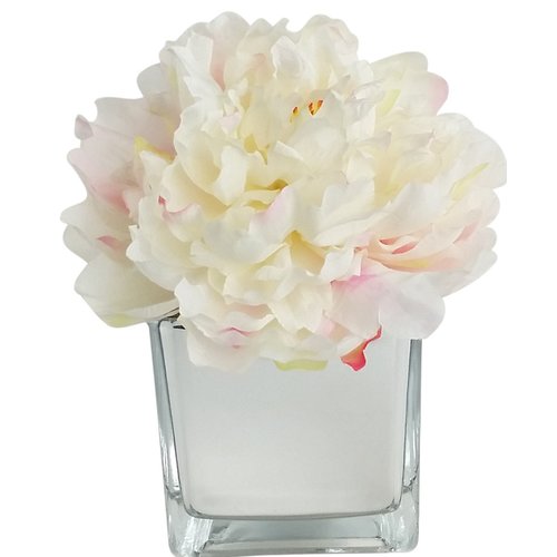 RG Style Artificial Silk Peonies Rose Floral Arrangements in Decorative