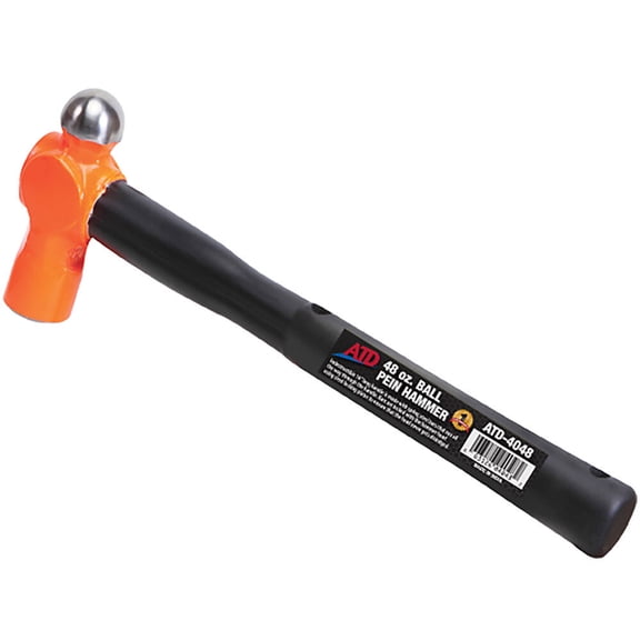 ATD Tools 4048 Ball Pein Hammer, 48oz ATD-4048