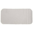 thumbnail image 2 of Splash Home Pluto PVC Bathtub Mat, Non-Slip W/ 58 Suction Cups 16x32, Grey, 2 of 2